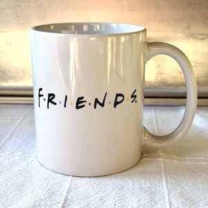 Friends white ceramic Central Perk coffee mug, manufactured by Culture Fly